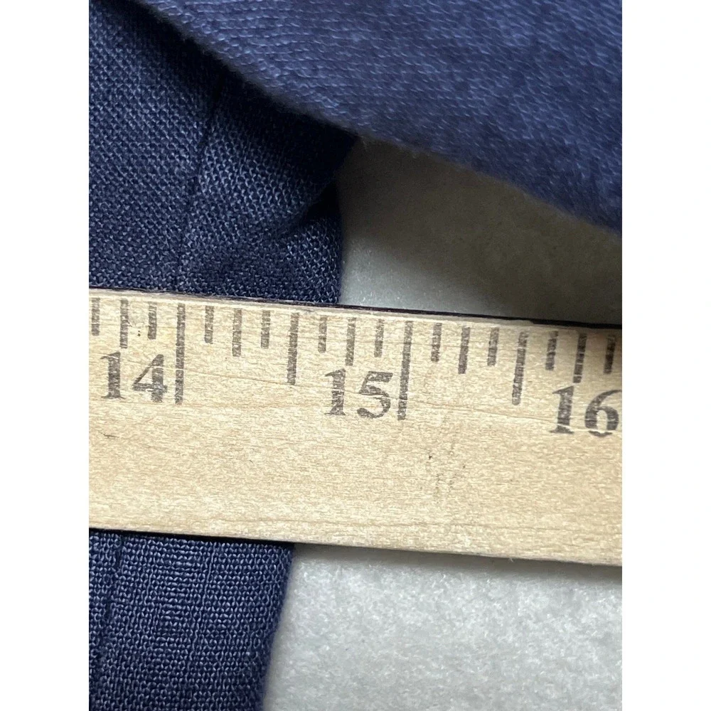 E-LAND Kids Boys Navy Blue Linen Blazer Jacket Size 4T‎